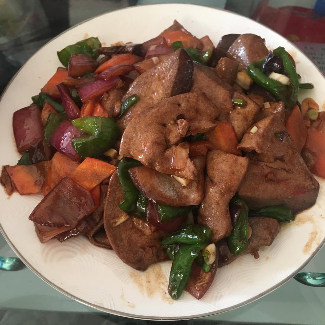 独家熘肝尖（省油易操作哦）