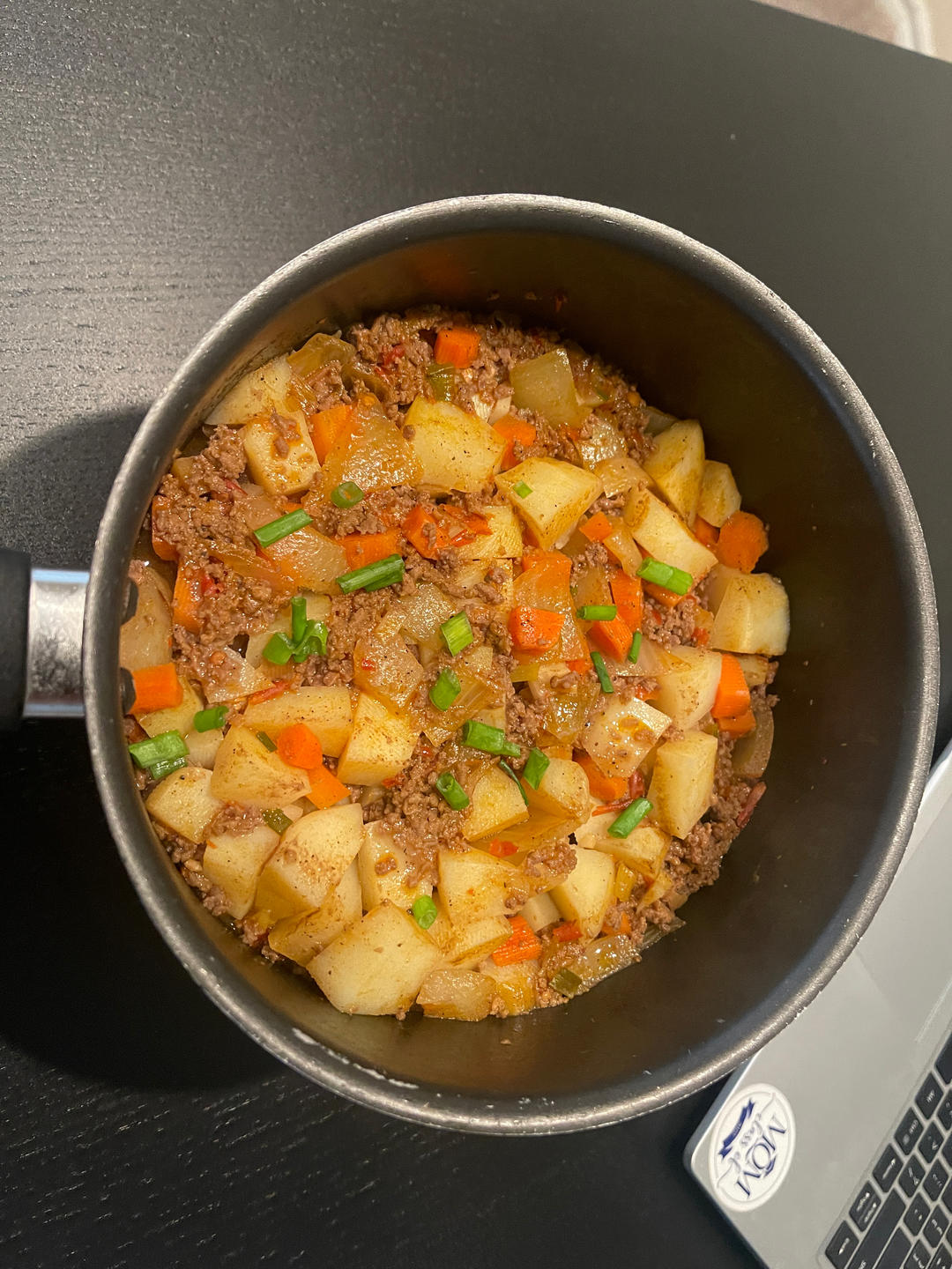 肉末土豆胡萝卜丁
