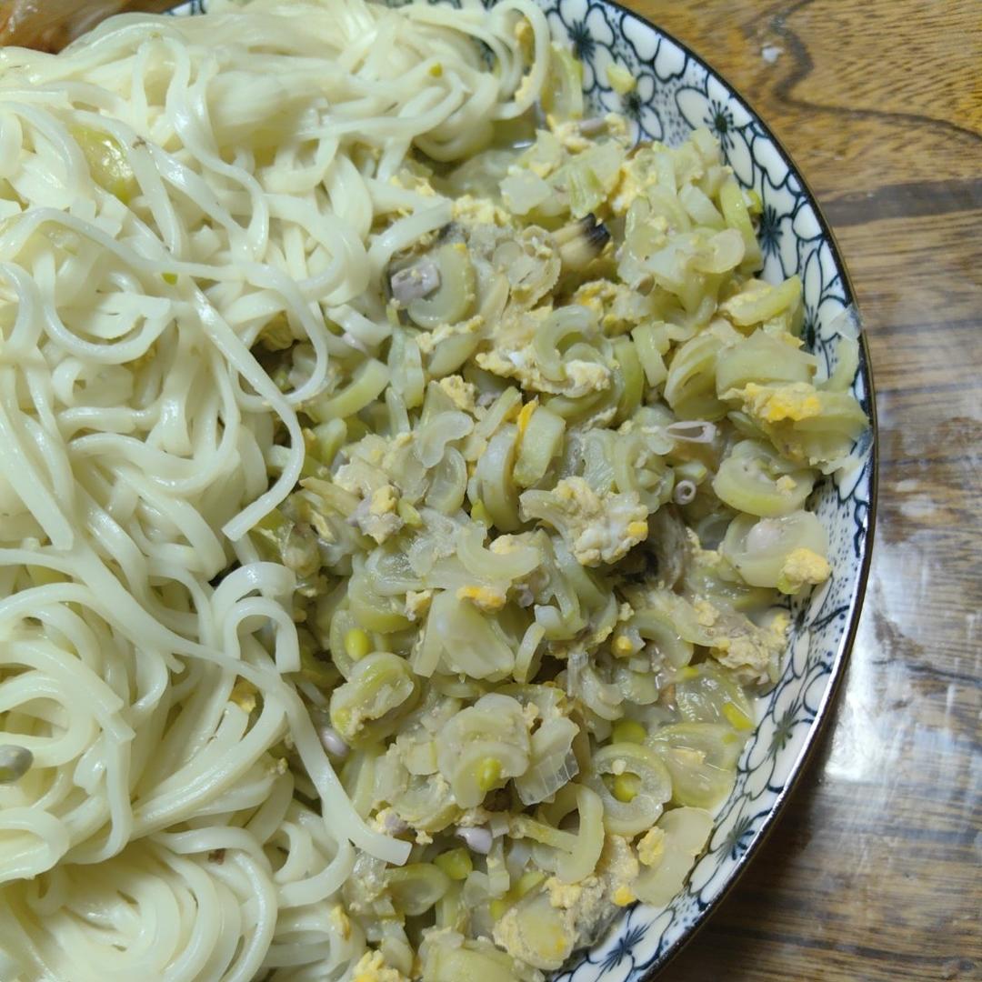 妈妈的蛤蜊豆角面
