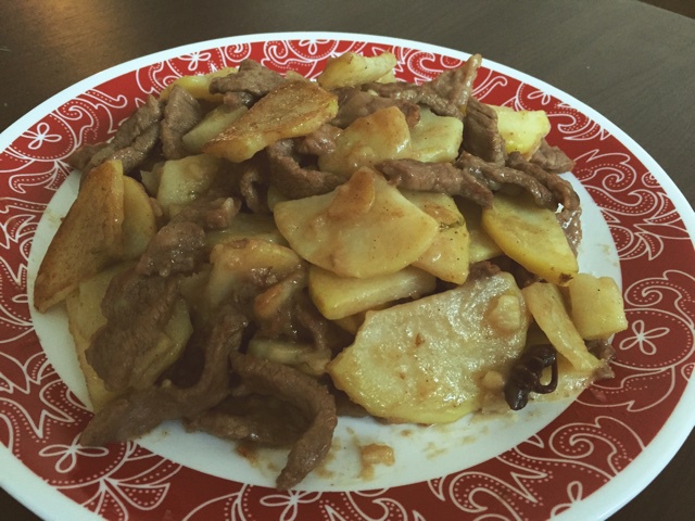 土豆炒牛肉