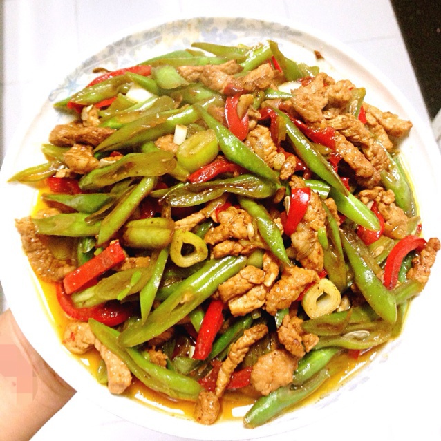 四季豆炒肉