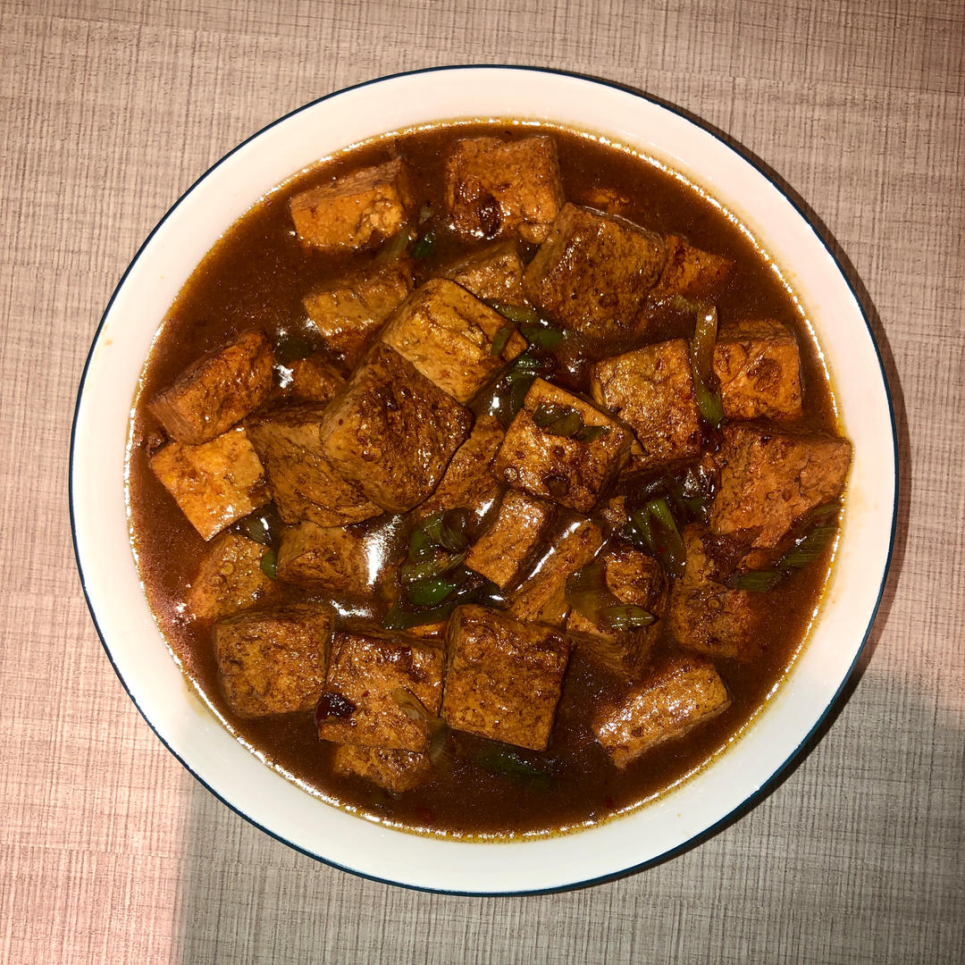 家常葱烧豆腐