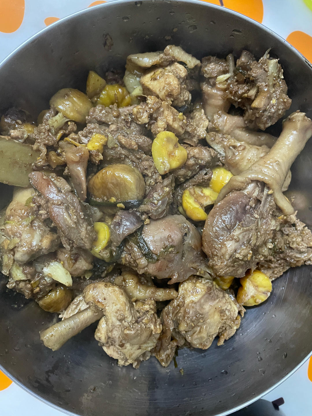 【栗子烧鸡】鸡肉都给你吃，栗子归我~