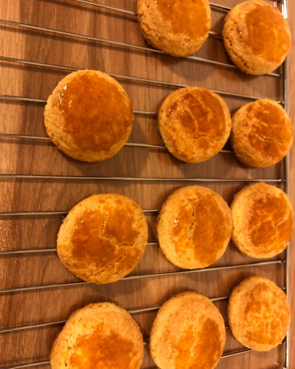 潇潇暮雨88做的奶油奶酪司康