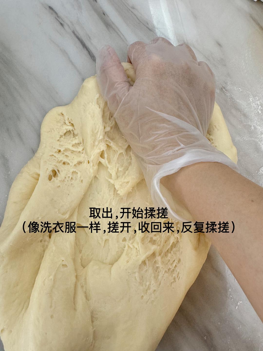 纯奶手撕吐司的做法 步骤1