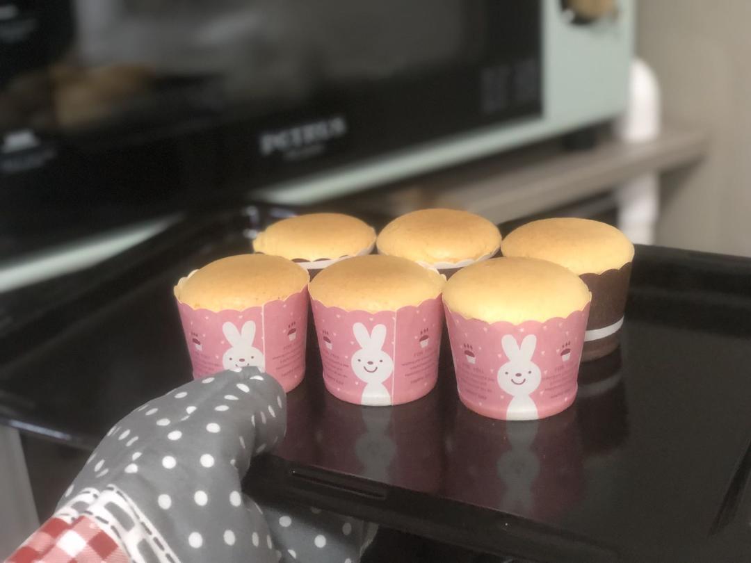 纸杯蛋糕 8寸戚风蛋糕的量