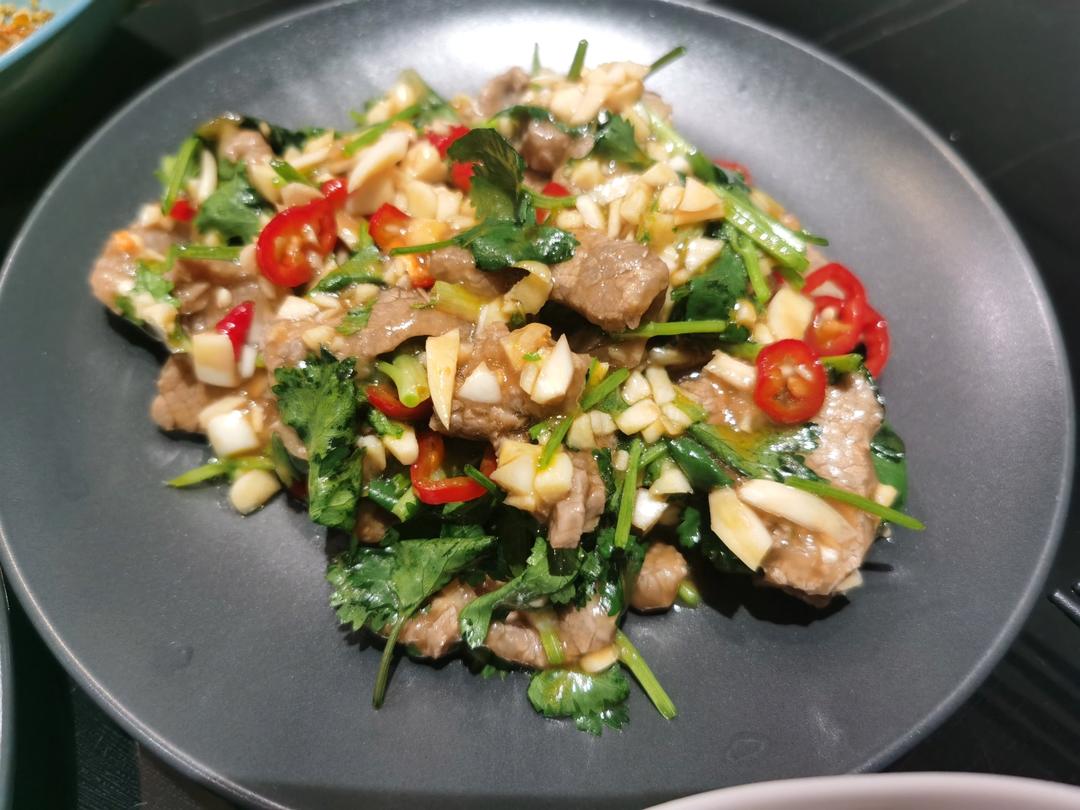 香菜拌牛肉