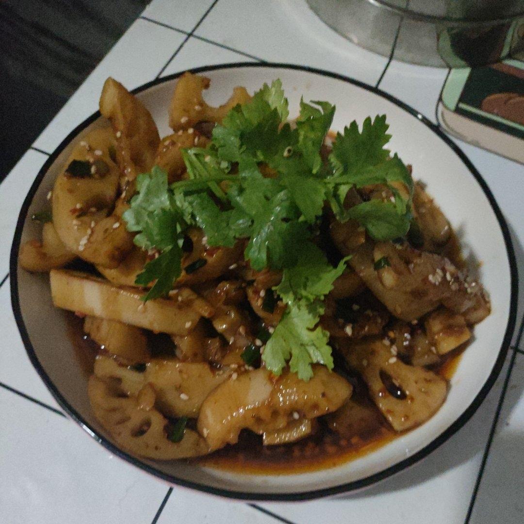 凉拌麻辣藕片