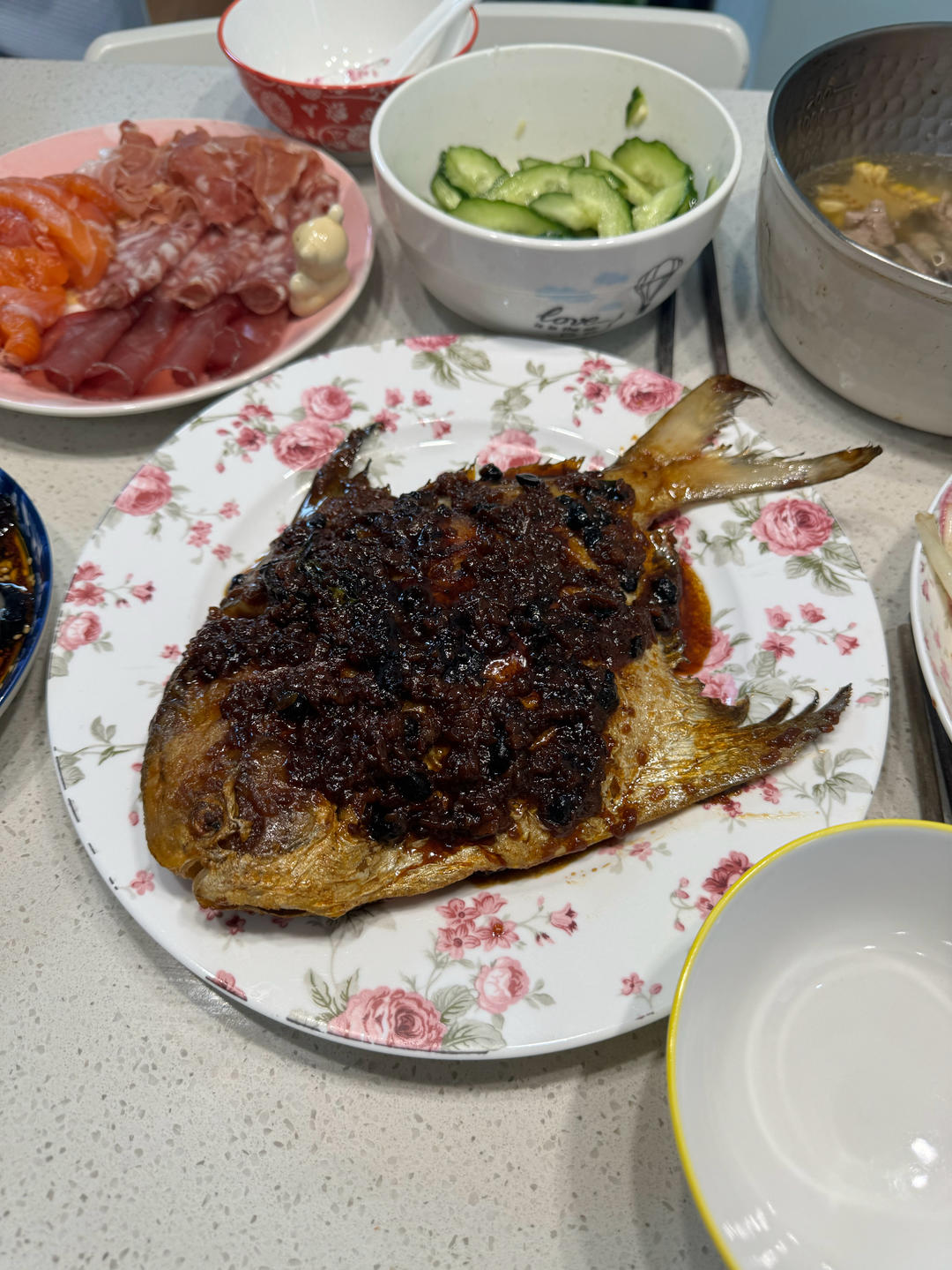 本帮干烧鲳鱼