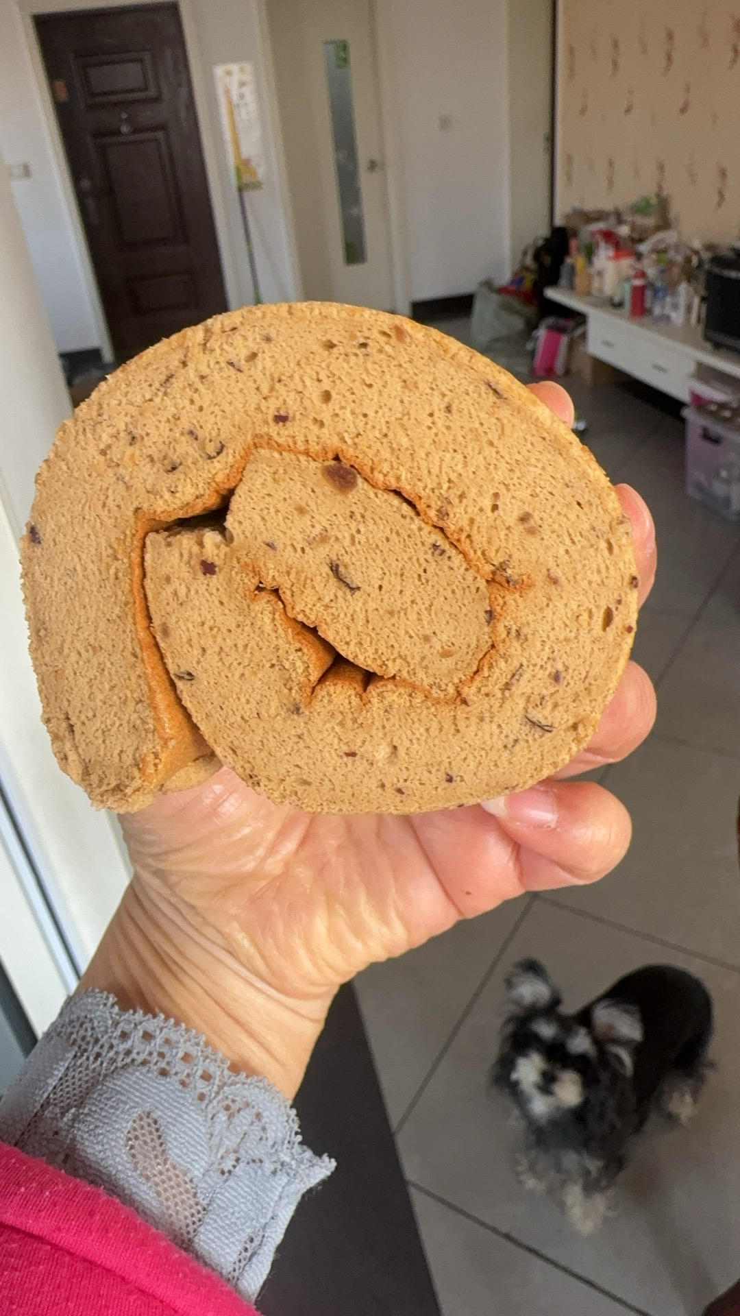 核桃红糖红枣蛋糕卷