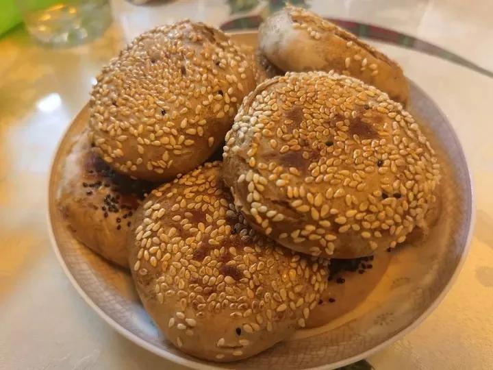 层次分明的【老北京麻酱烧饼】