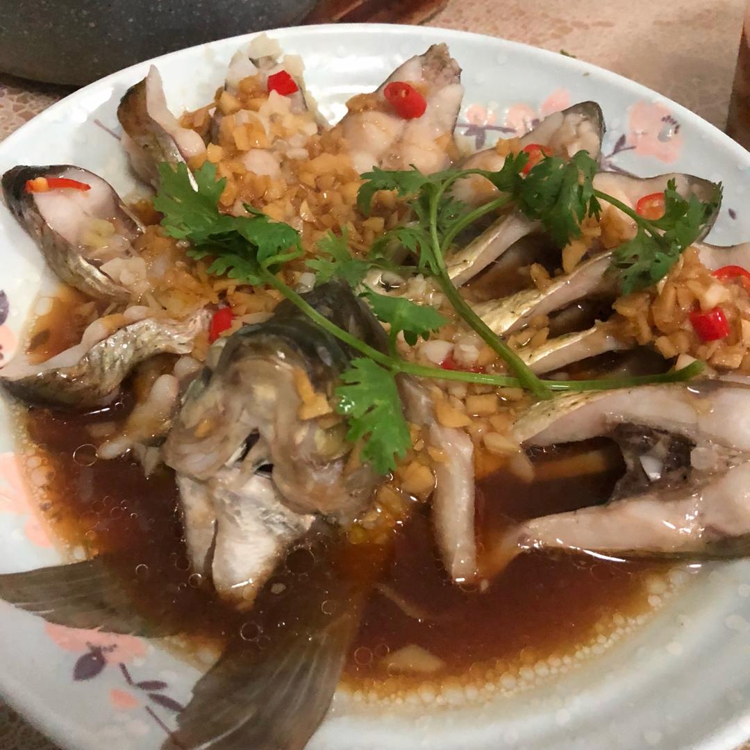 孔雀开屏清蒸鱼