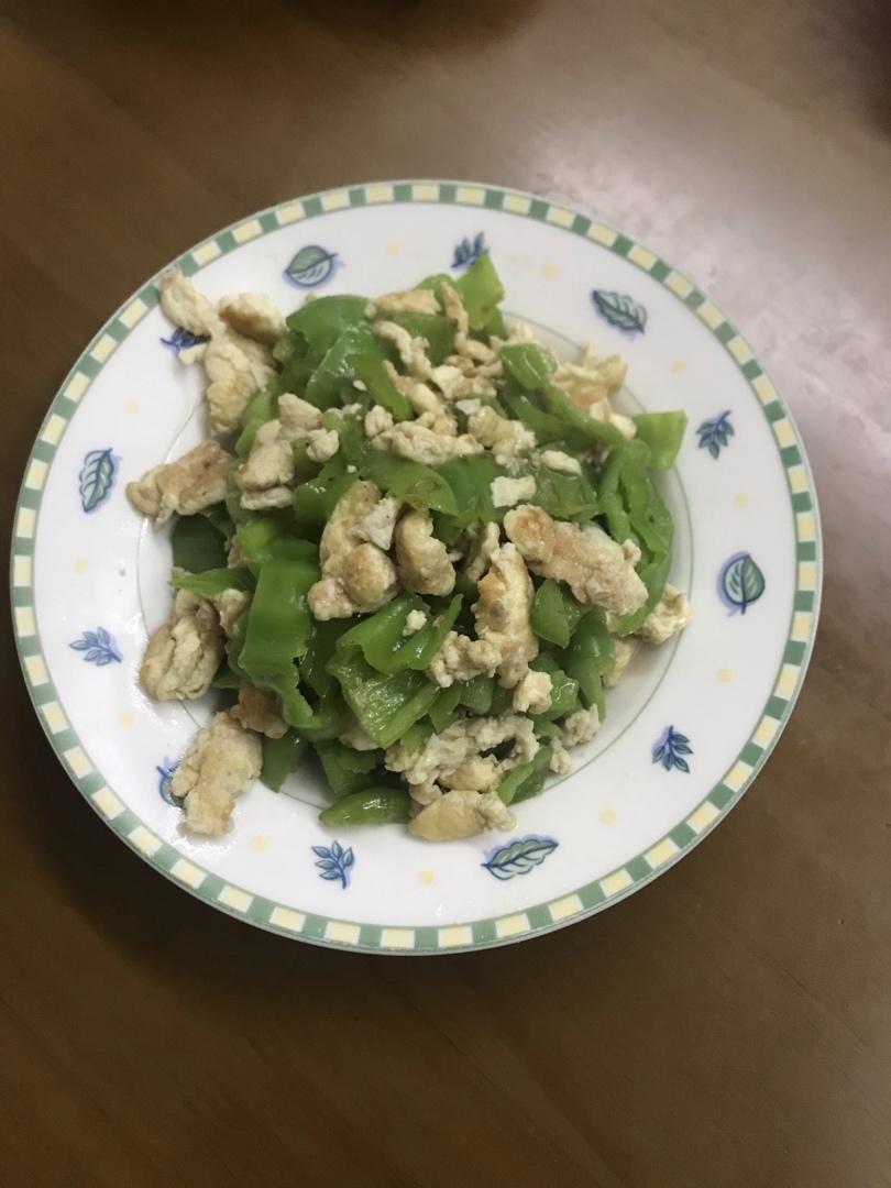 尖椒炒鹅蛋