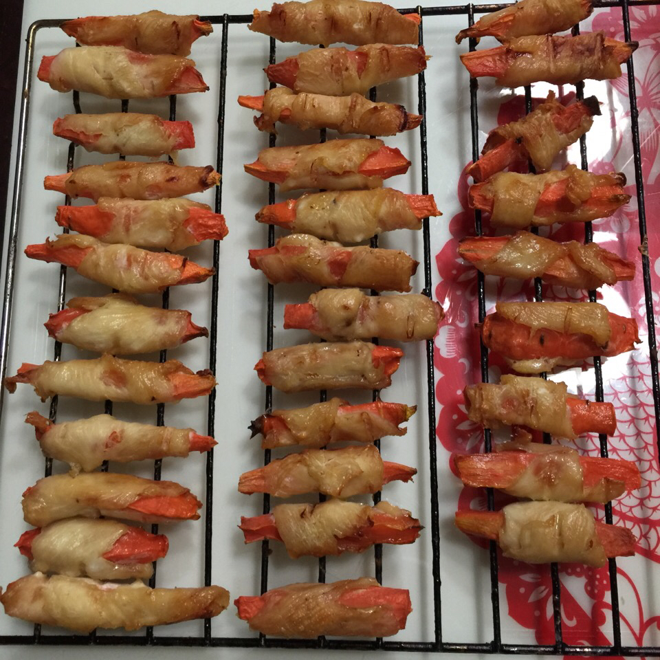 狗狗零食 鸡胸肉扭胡萝卜