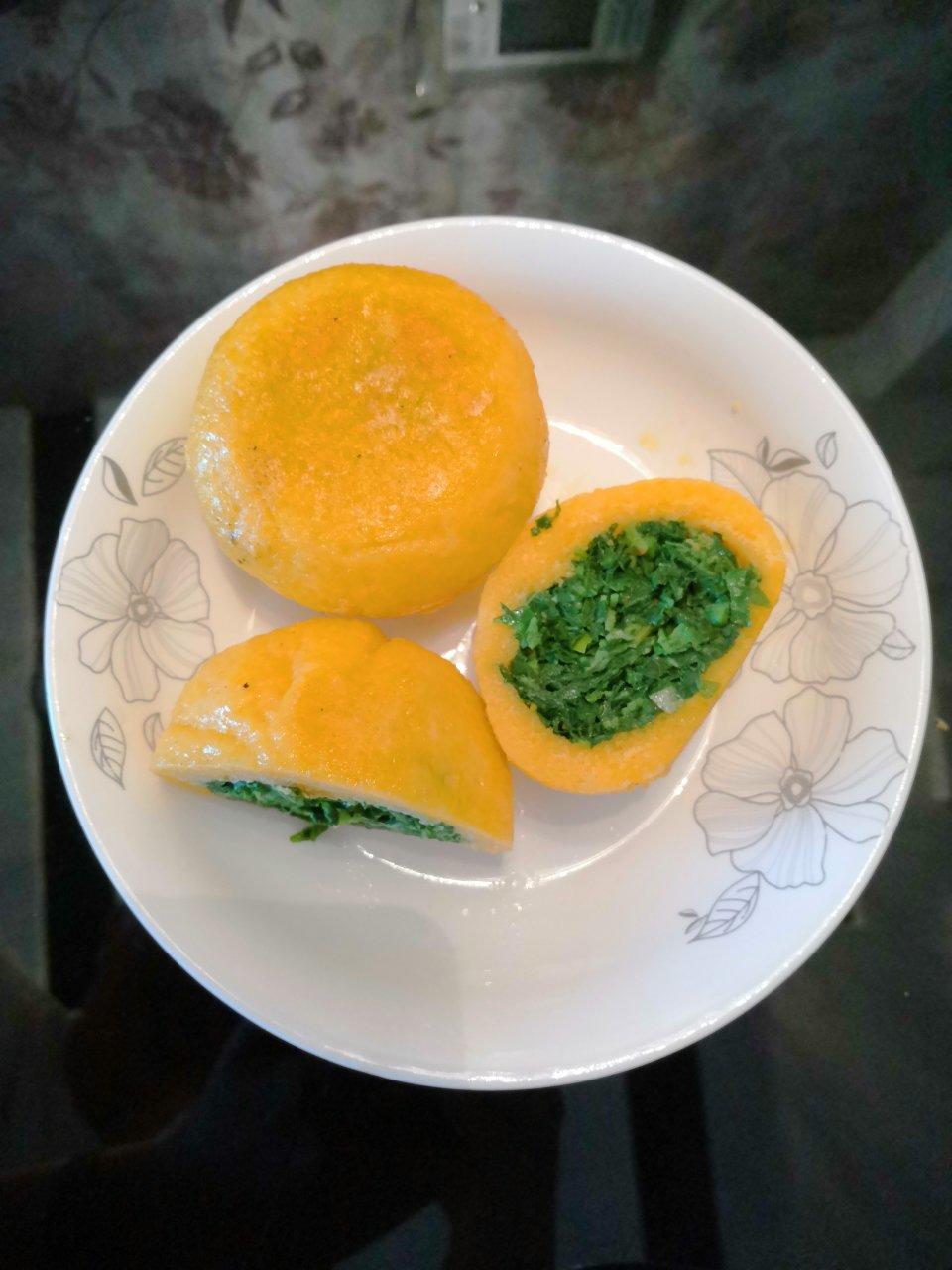 零厨艺也能做到获赞的薄皮大馅菜团子