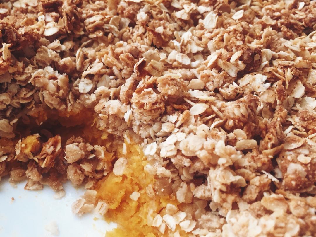 粉糯红薯泥配燕麦酥丨健康·三餐