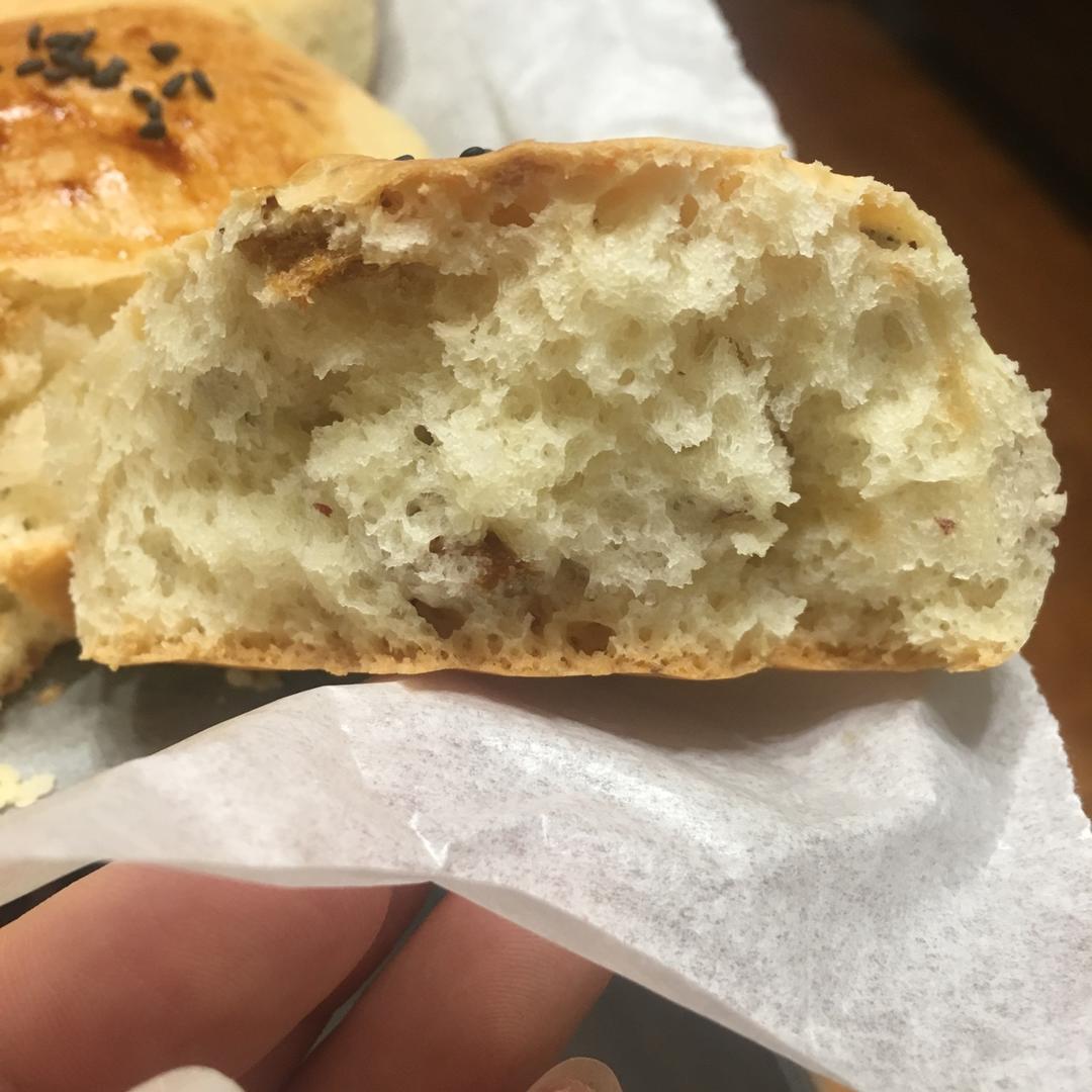 鲜奶油小餐包（一次发酵）