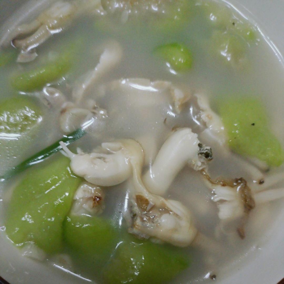 丝瓜炒蛏子