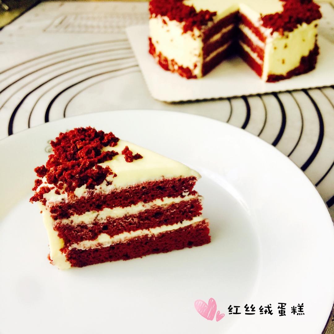 暖心红丝绒蛋糕［6寸绵软戚风版 ］