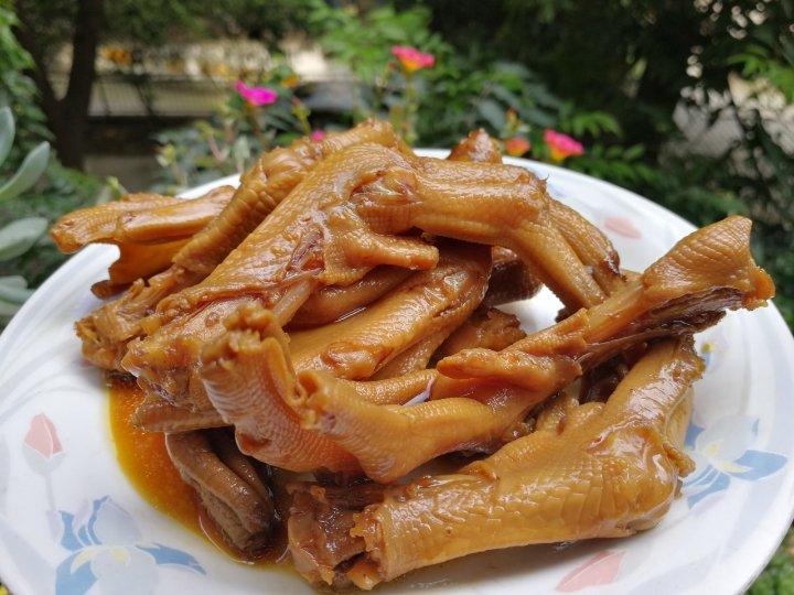 淡然ec0p做的这样做卤鸭脚特别简单酱香浓郁吃起来特别香