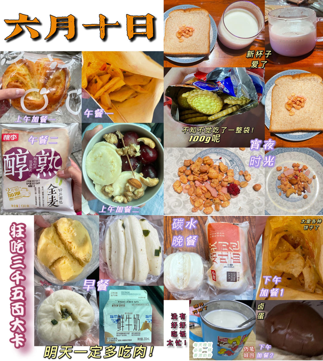 每日饮食打卡