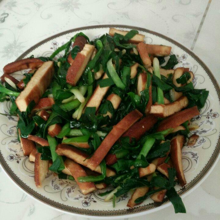 韭菜炒香干