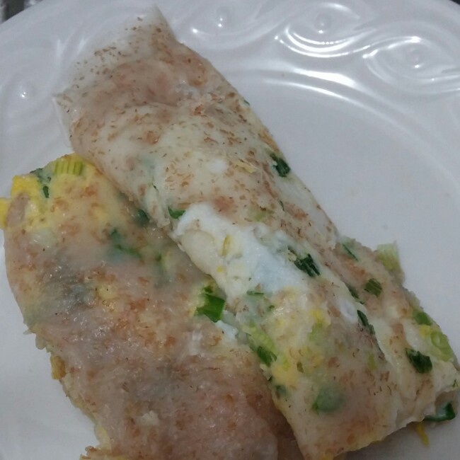 早餐鸡蛋煎饼