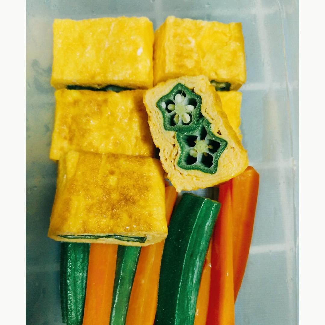 秋葵厚蛋烧