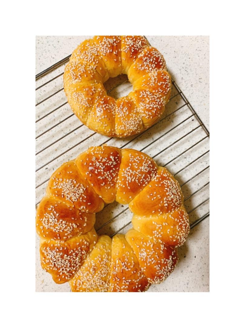 蜂蜜脆底小面包，简单易上手的营养早餐