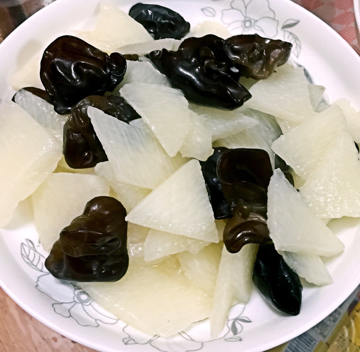 清炒山药木耳