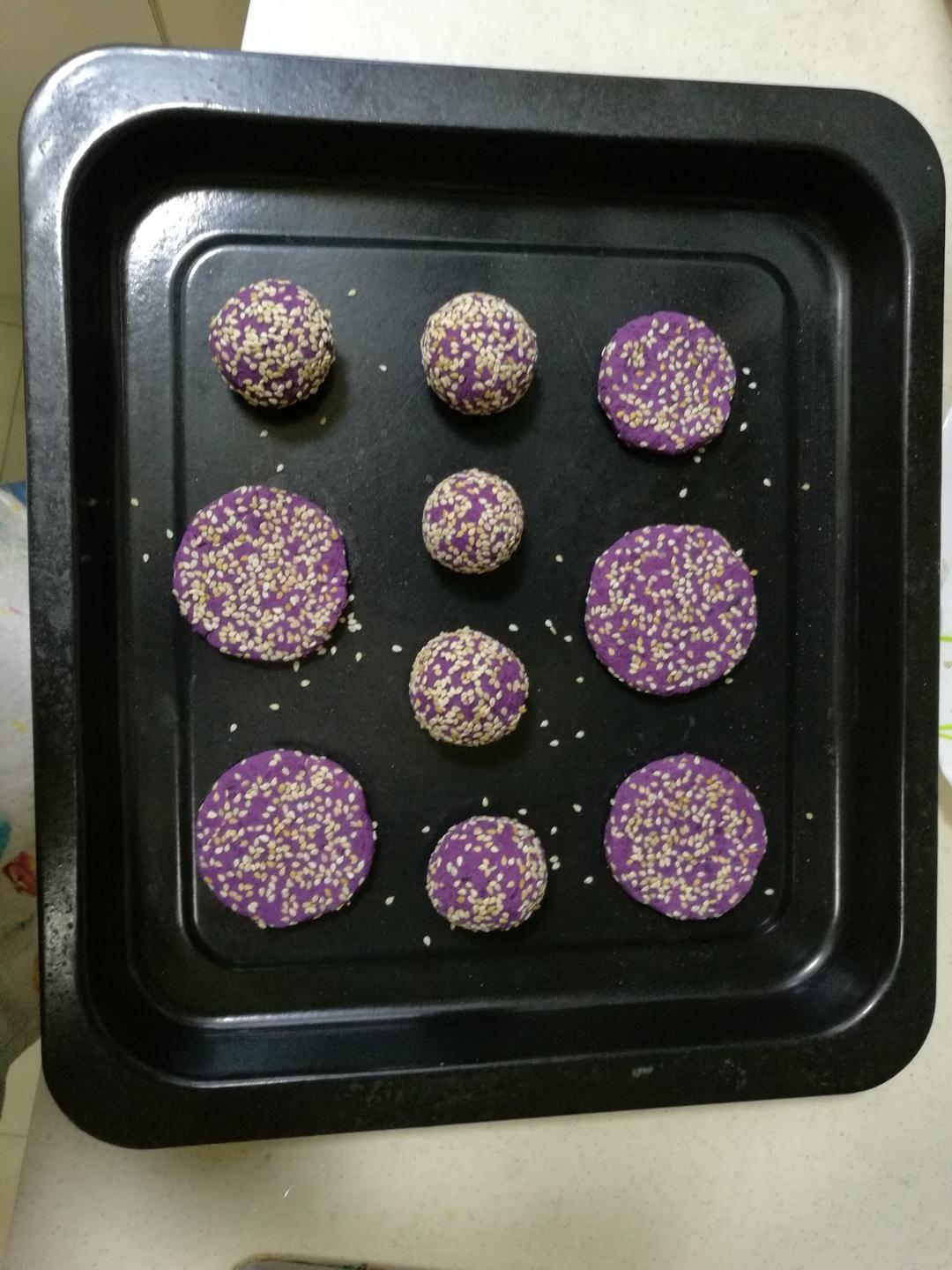 减肥必备紫薯饼