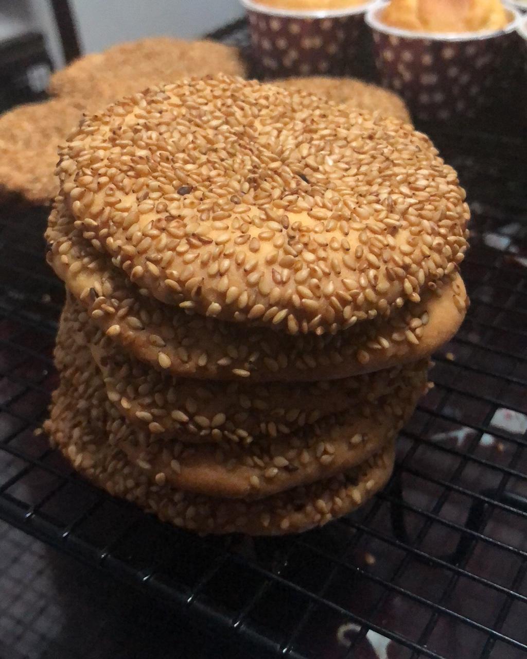 玉米面麻饼 欧阳北北做的玉米面麻饼 赞