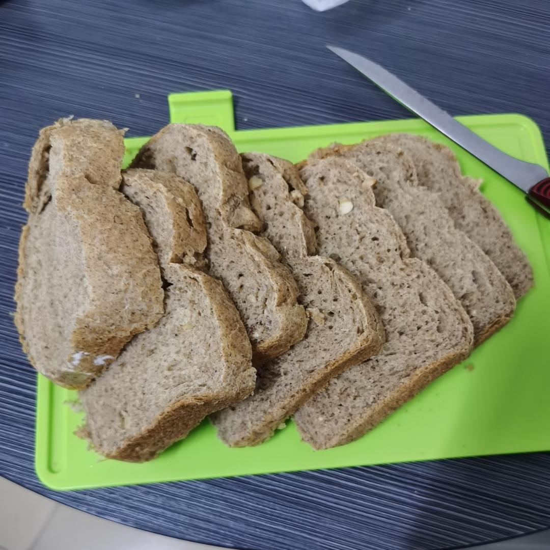 （面包机预约版）无糖无油全麦吐司面包