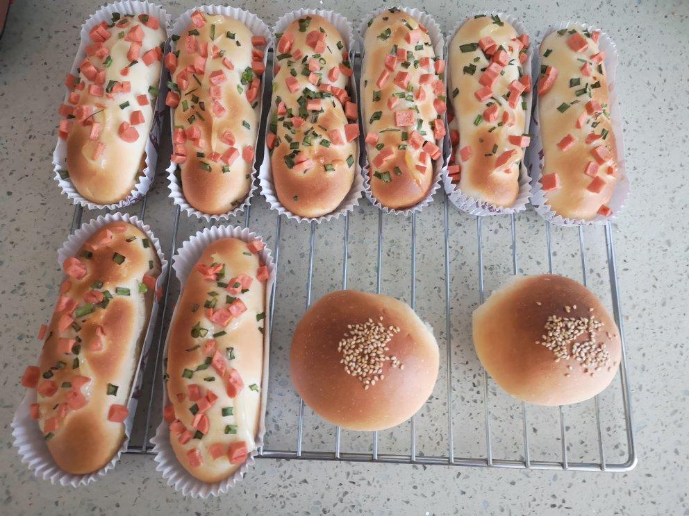 香葱火腿肉松面包