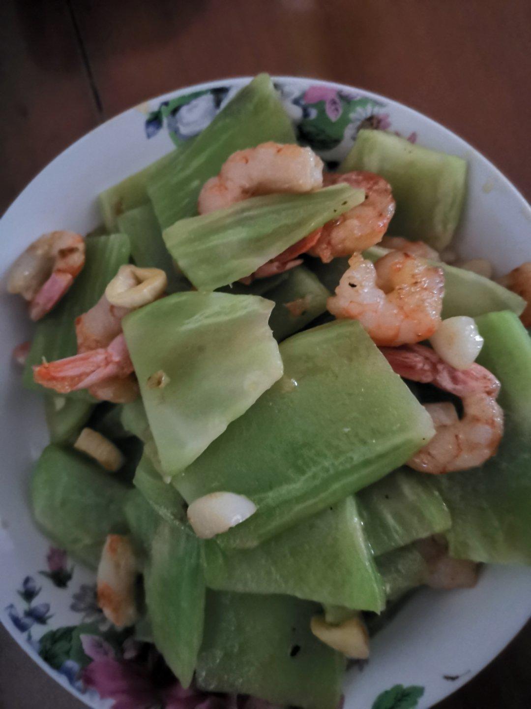 [孕妇食谱]莴笋炒虾仁