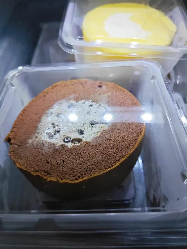 不掉皮戚风～蛋糕卷（烫面法），厚卷三种口味