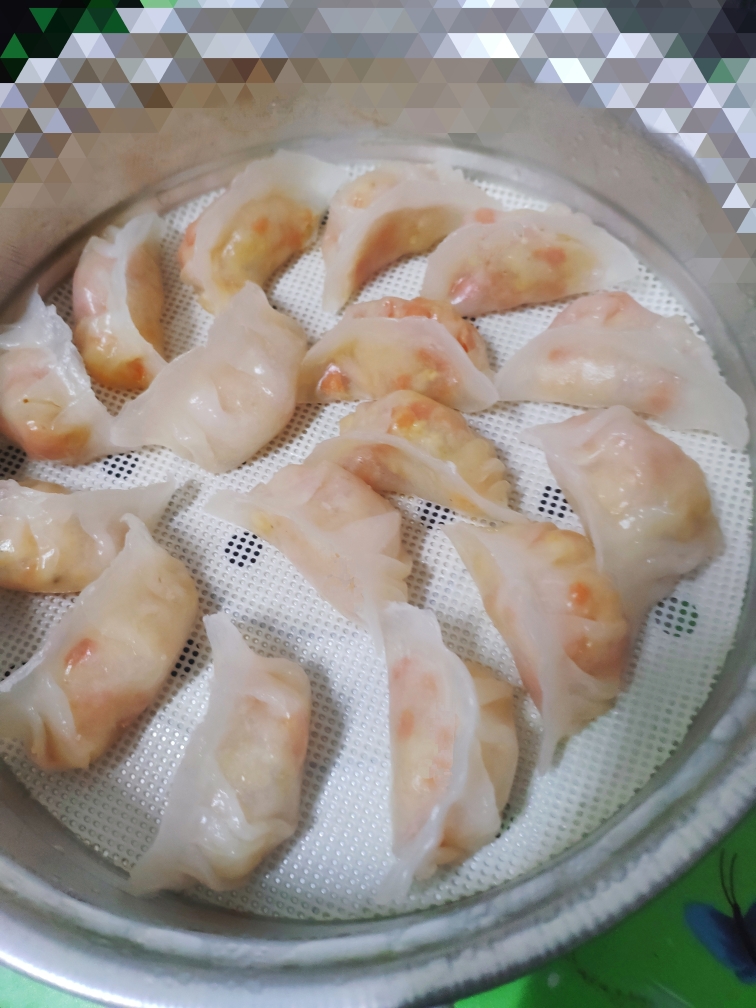 水晶虾饺（超Q弹～～）的做法