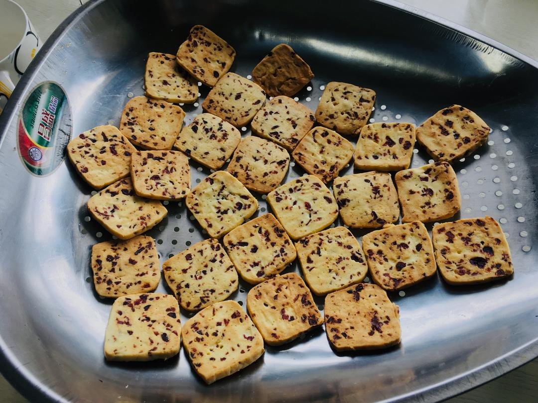 低糖少油版蔓越莓饼干