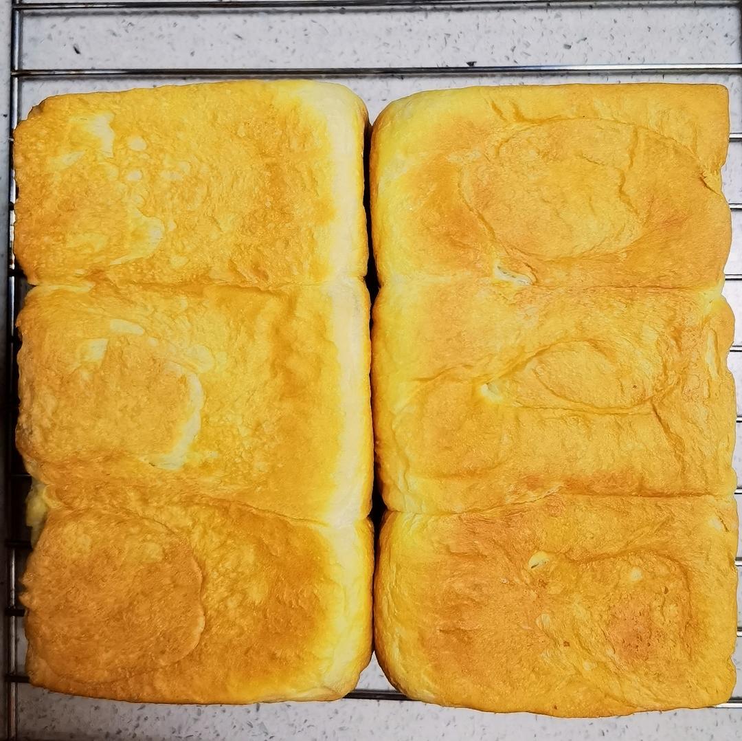 450克奶香土司的做法