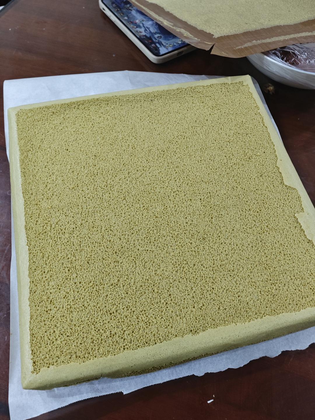 山姆人气款丨抹茶蛋糕卷丨不消泡毛巾面卷不裂配方分享