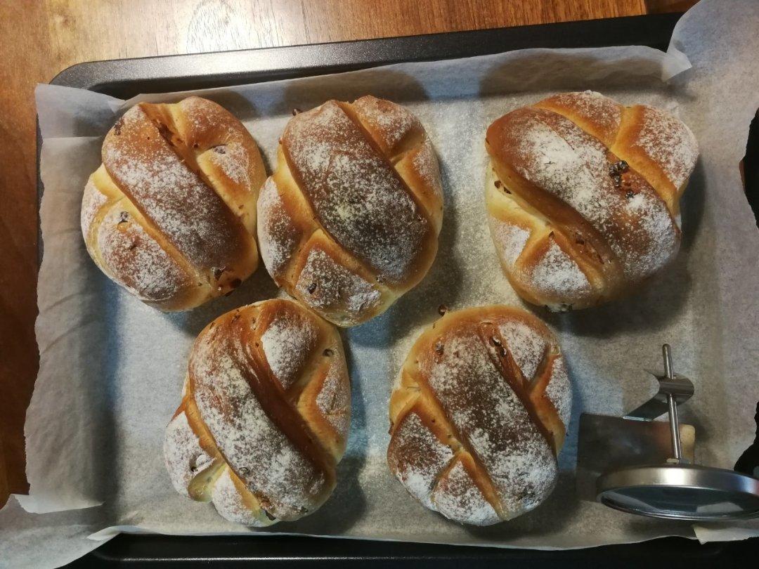 全麦牛奶蜜豆软欧
