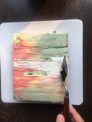 油画映像蛋糕的做法 步骤22