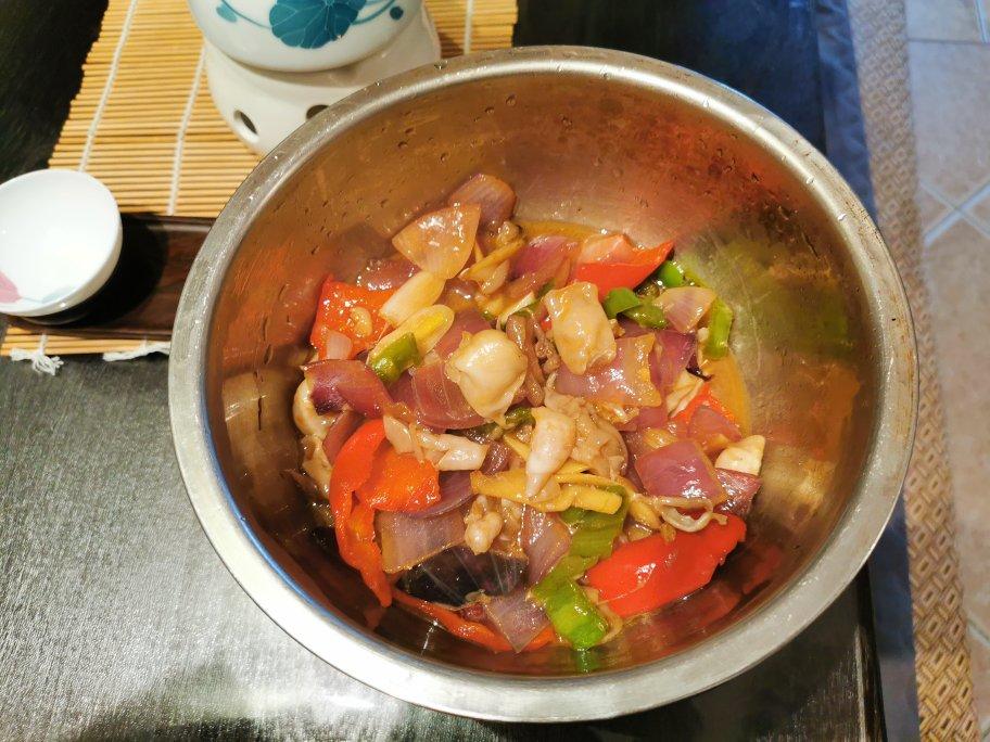 香辣爆炒鱼泡