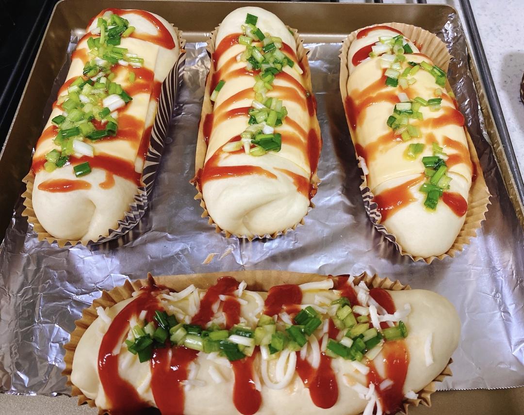 培根火腿香葱芝士面包