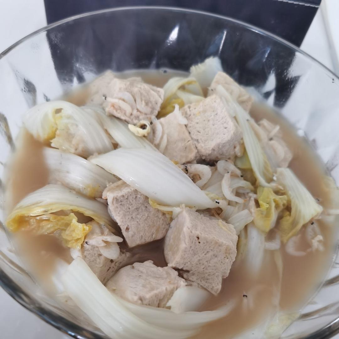 白菜炖冻豆腐