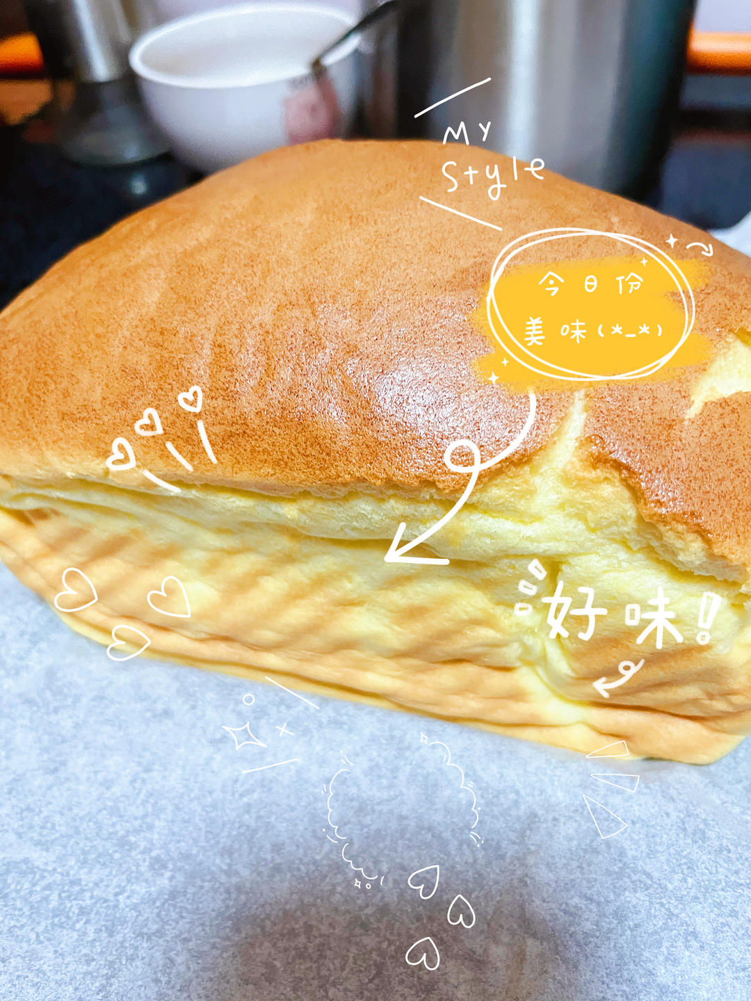 堪比柯基屁股
爆浆芝士🧀古早蛋糕