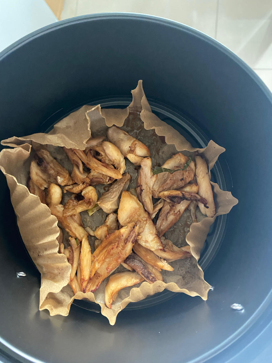 超级简单空气炸锅蒜香鸡腿肉