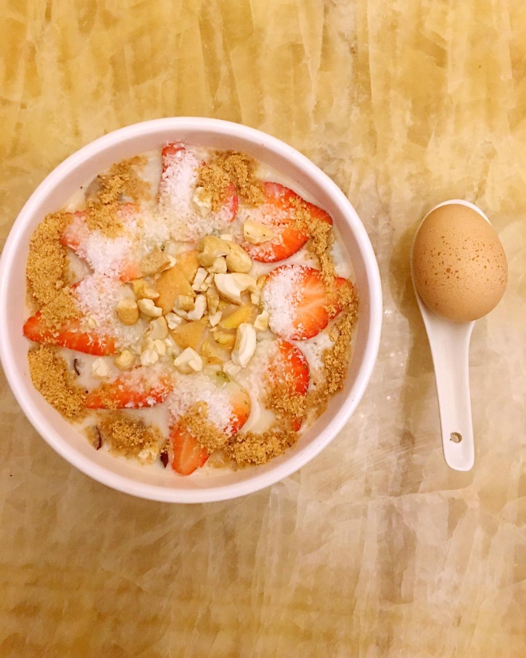 多口味牛奶钢切早餐燕麦粥丨健康·三餐