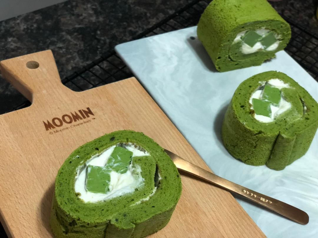 抹茶奶冻
