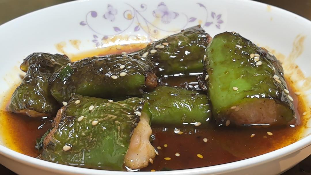 青椒酿虾滑